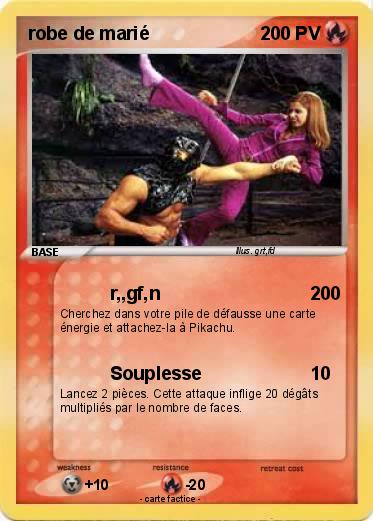 Pokemon robe de marié