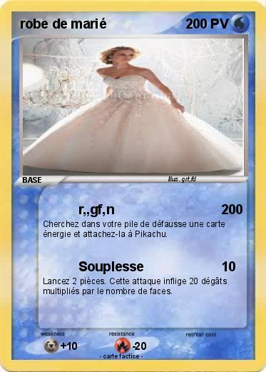 Pokemon robe de marié