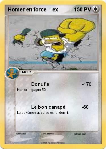 Pokemon Homer en force    ex