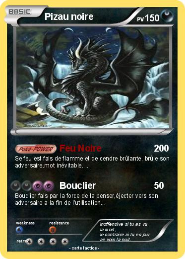 Pokemon Pizau noire