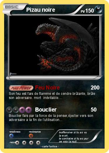 Pokemon Pizau noire