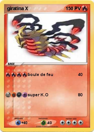 Pokemon giratina X