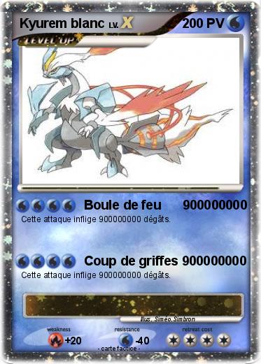 Pokemon Kyurem blanc
