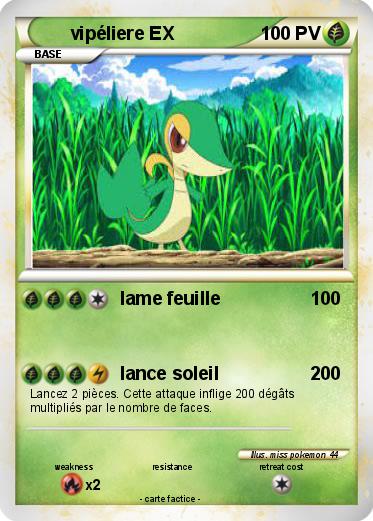 Pokemon vipéliere EX