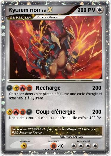 Pokemon Kyurem noir
