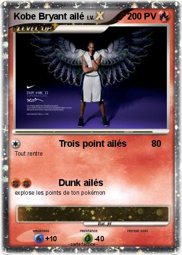 Pokemon Kobe Bryant ailé