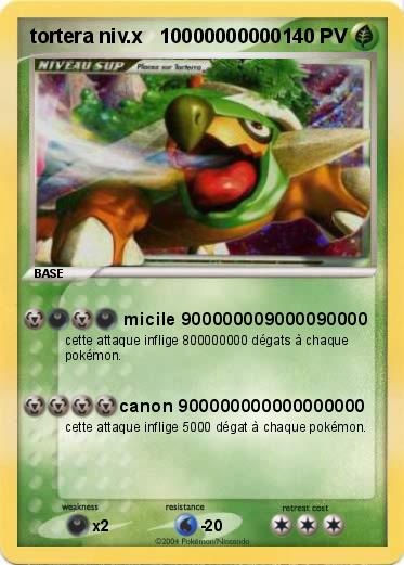 Pokemon tortera niv.x   10000000000     