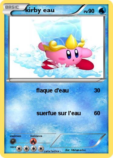Pokemon kirby eau