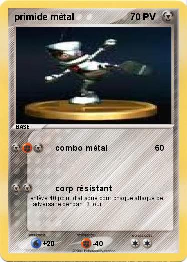Pokemon primide métal