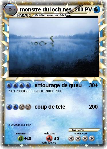 Pokemon monstre du loch nes