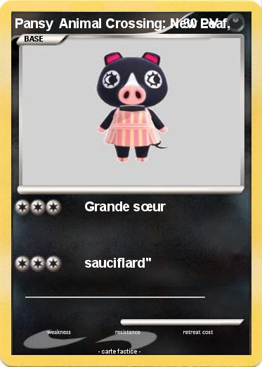 Pokemon Pansy  Animal Crossing: New Leaf,