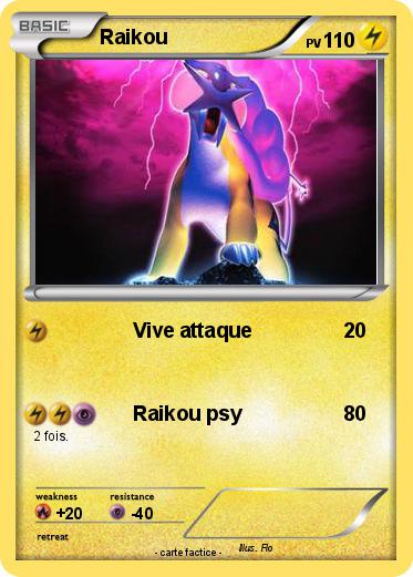Pokemon Raikou