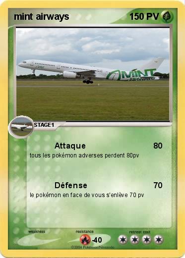Pokemon mint airways