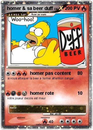Pokemon homer & sa beer duff
