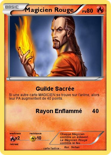 Pokemon Magicien Rouge