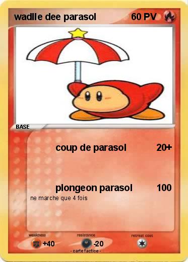 Pokemon wadlle dee parasol