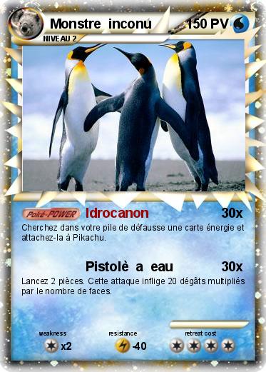 Pokemon Monstre  inconu