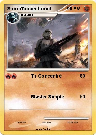 Pokemon StormTooper Lourd