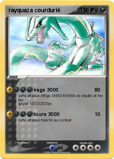 Pokemon rayquaza courdurié