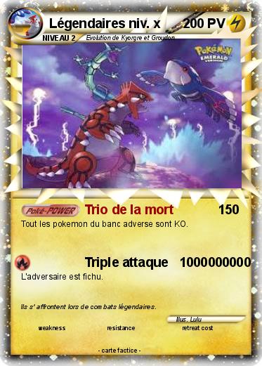Pokemon Légendaires niv. x