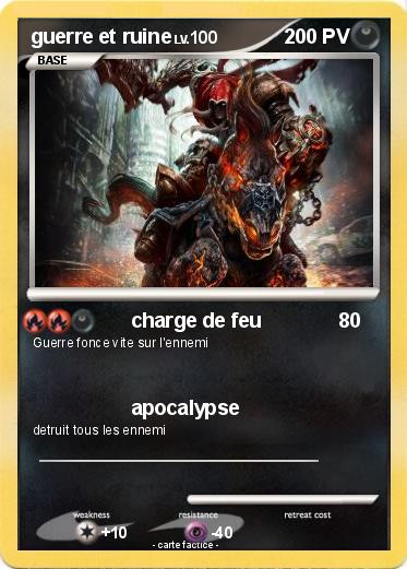 Pokemon guerre et ruine