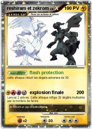 Pokemon reshiram et zekrom