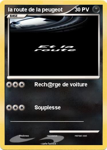 Pokemon la route de la peugeot