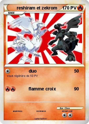 Pokemon reshiram et zekrom