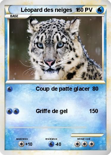 Pokemon Léopard des neiges  1