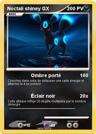 Pokemon Noctali shiney GX