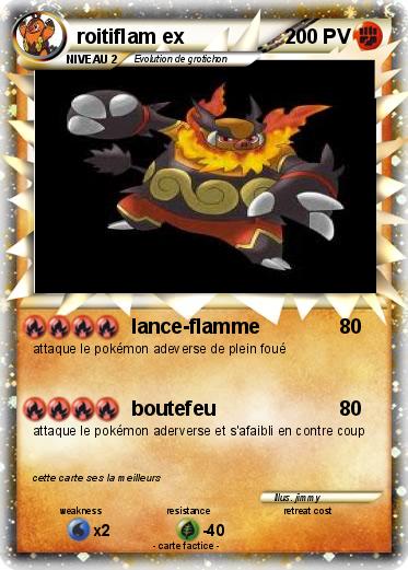 Pokemon roitiflam ex