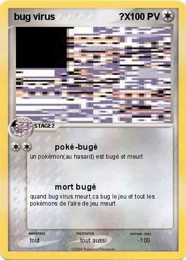 Pokemon bug virus                         ?X