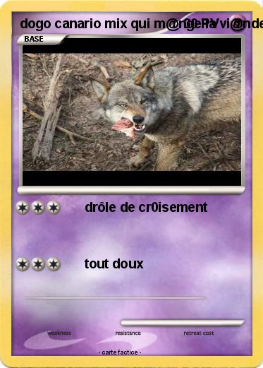 Pokemon dogo canario mix qui m@nge la vi@nde