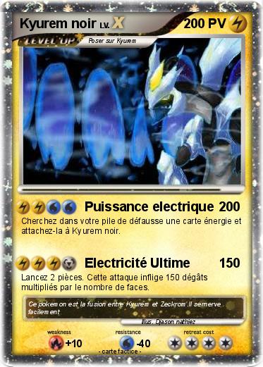 Pokemon Kyurem noir