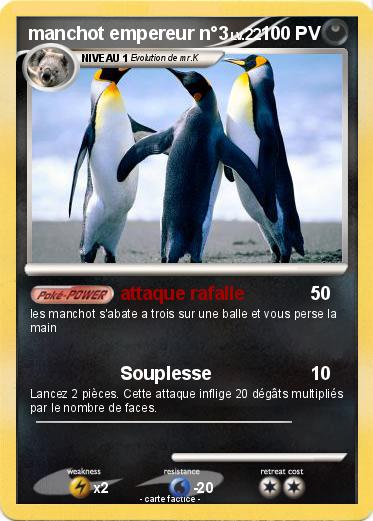 Pokemon manchot empereur n°3