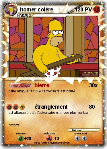 Pokemon homer colère