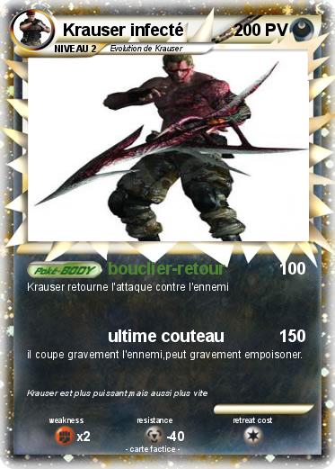 Pokemon Krauser infecté