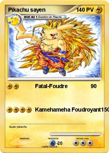 Pokemon Pikachu sayen