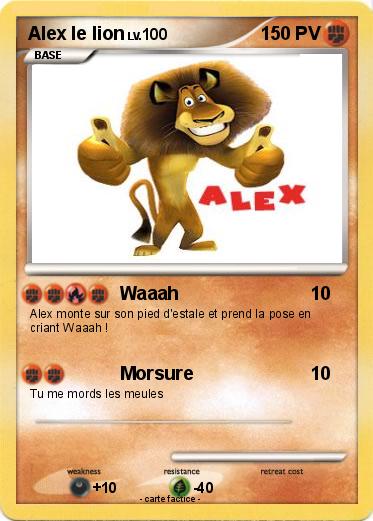Pokemon Alex le lion