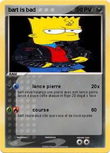 Pokemon bart is bad