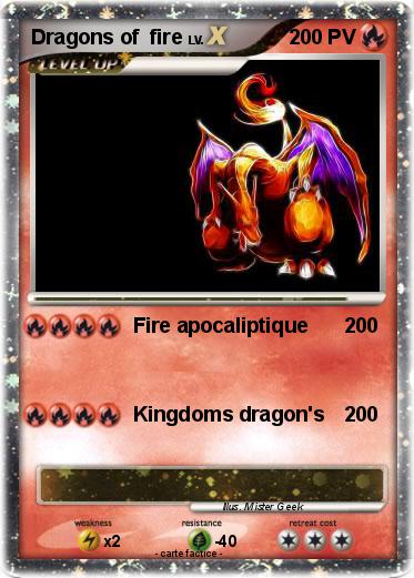 Pokemon Dragons of  fire