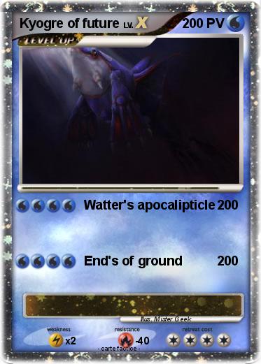 Pokemon Kyogre of future
