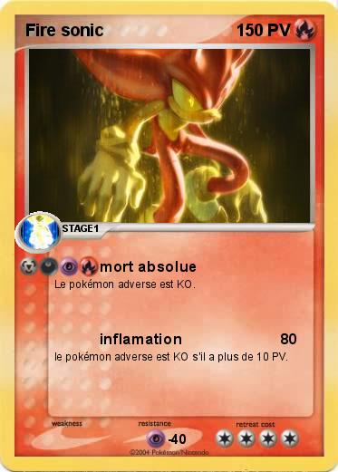 Pokemon Fire sonic