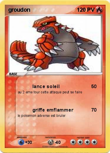 Pokemon groudon