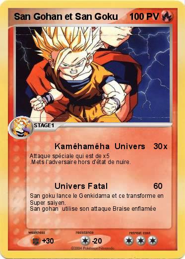 Pokemon San Gohan et San Goku