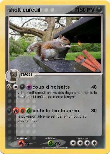Pokemon skott cureuil