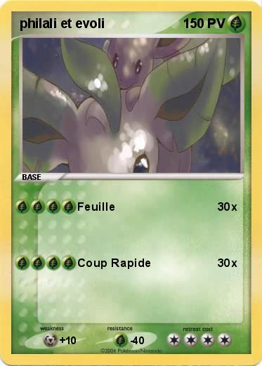 Pokemon philali et evoli