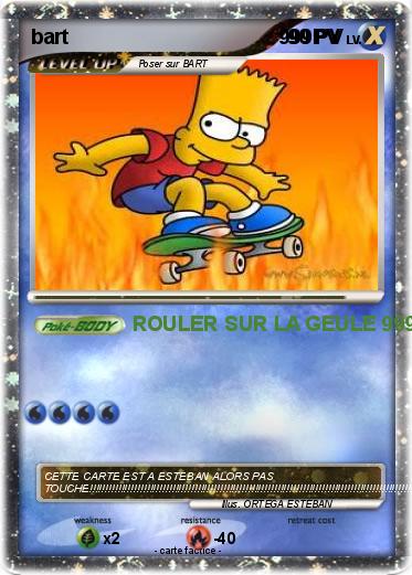 Pokemon bart                                     999PV