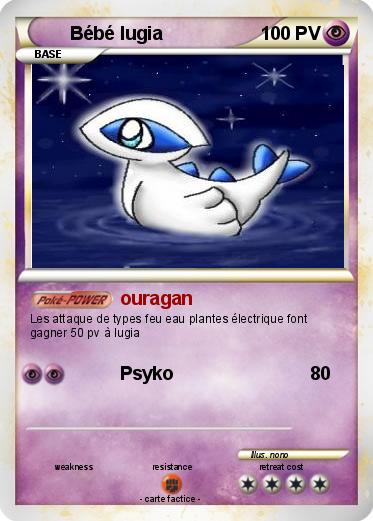 Pokemon Bébé lugia