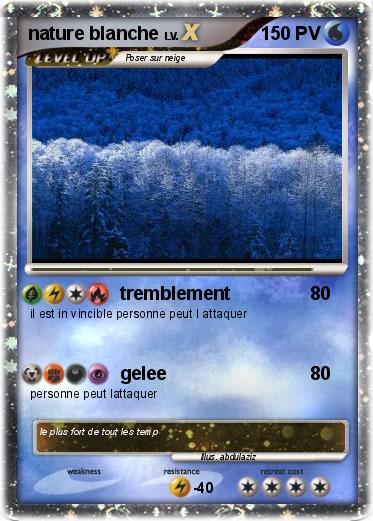 Pokemon nature blanche